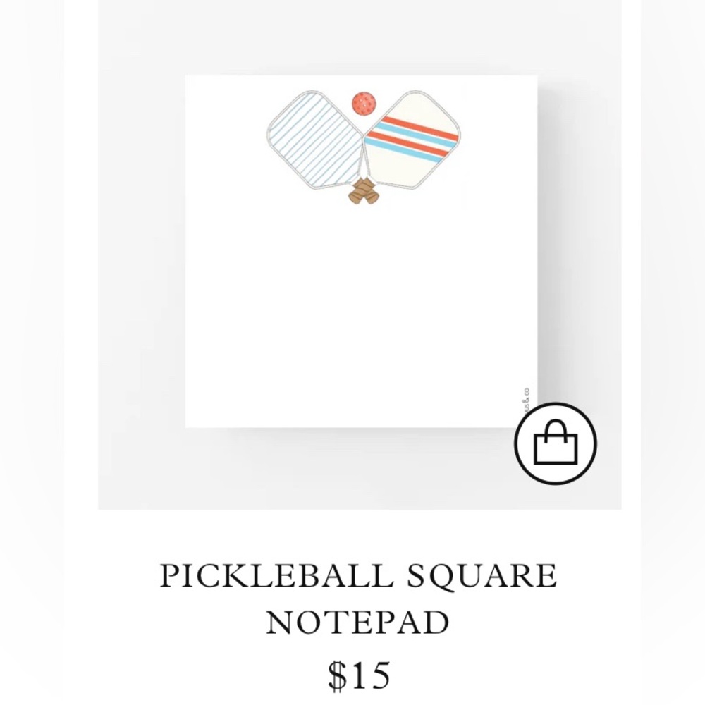 Pickleball Pad of Paper. Brand NEW!!